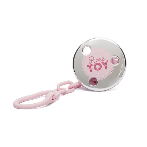 [3800726] ATTACHE SUCETTE JOYA TOYS ROSE SUAVINEX