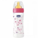 BIBERON CHICCO GIRL 250ML MED LATEXWB PP  CL2