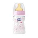 BIBERON CHICCO  150ML NORMAL LATEX WB PP GIRL  CL2