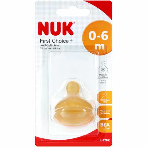 [10701239] TETINE COL LARGE LATEXO-6 m "M" NUK