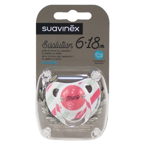 [3304364] SUCETTE 6/18M EN SILICONE SUAVINEX