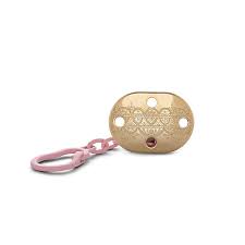 [3162103] ATTACHE SUCETTE PREMIUM DOREE ROSE 0+M