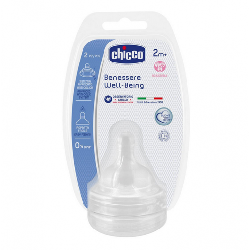 [0002083320000] 2 TETINE EN SILICONE 2M+ VARIABLE CHICCO