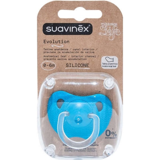 [3300509] SUCETTE EN SILICONE 0-6M SUAVINEX