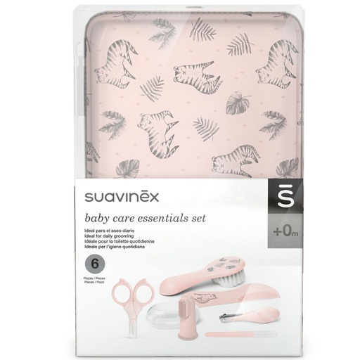 [3401211] Trousse de manucure 0m+ Rose Suavinex