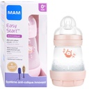 Biberon anti-colique e silicone 160ml Rose Mam