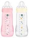 Lot de 2 Biberons Easy active 2ème âge 330 ml 6 m+ Mam