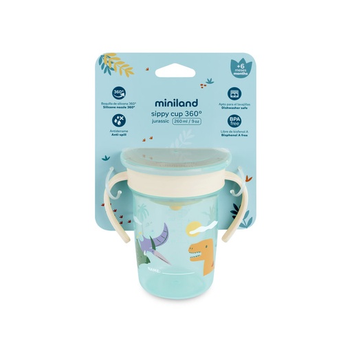 [89636] Tasse d’apprentissage jurassique 360  Miniland