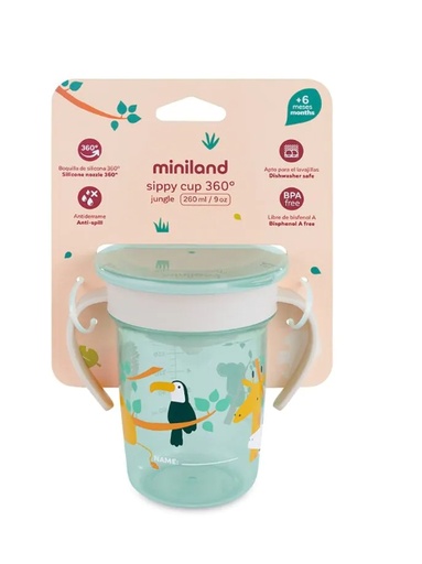 [89637] Tasse  d'apprentissage  jungle 360  Miniland