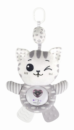 [82795] Jouet en peluche pour chat avec anneau de dentition