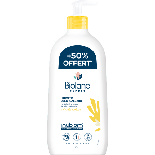 [6412143] Liniment oléo-calcaire à l'huile d'olive BIOLANE 675ml